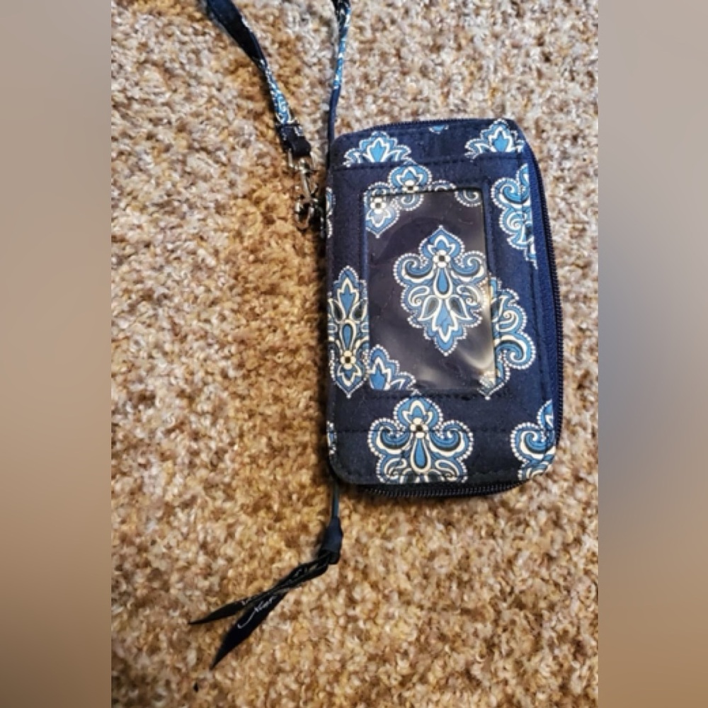 Vera Bradley Blue and White wristlet
